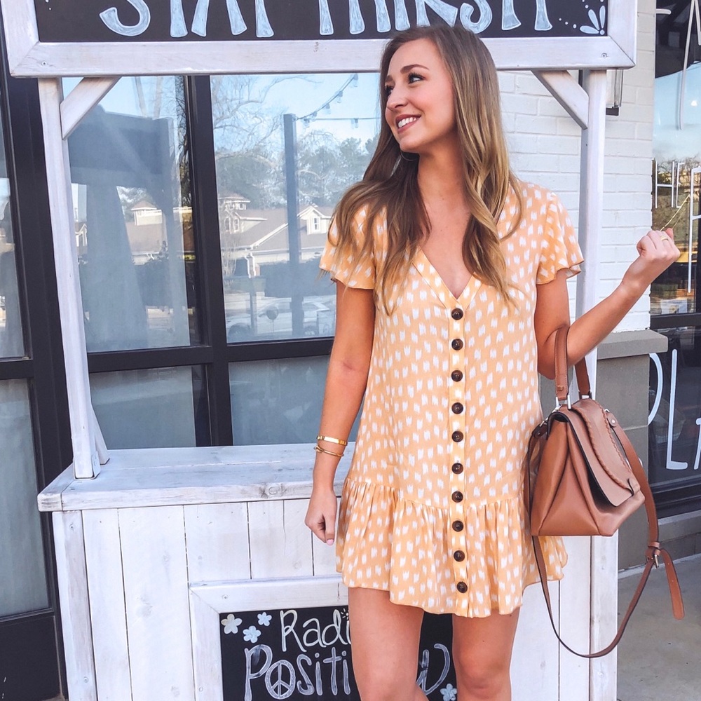Red Dress Boutique Yellow Dress
